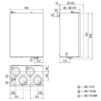 Maico Raumluft-System rechts bis 130 m2 WS 170 KBR