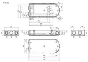 Maico Raumluft-System mit Bypass WS 160 Flat BET