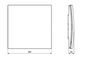 Maico Abdeckung f. Ventilatoreinsatz ER-AH