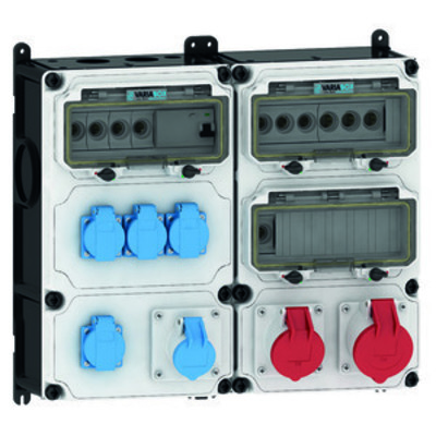 Bals Elektrotech. Steckdosen-Kombination Größe DUO 89129