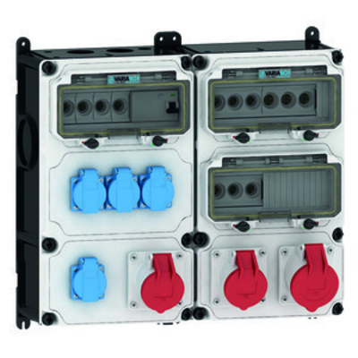 Bals Elektrotech. Steckdosen-Kombination Größe DUO 89134