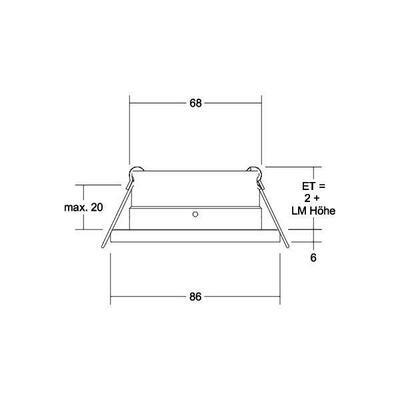 Brumberg Leuchten Einbaumodul rund 37005070