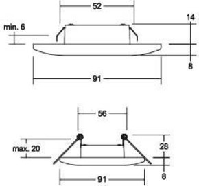 Brumberg Leuchten LED-Einbaudownlight 230V rund 38371083