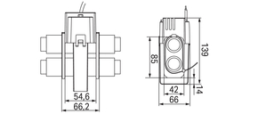 WAGO GmbH & Co. KG Kabelumbau-Stromwandler 400A/1A 0,5VA Kl.0.5 855-5101/400-000