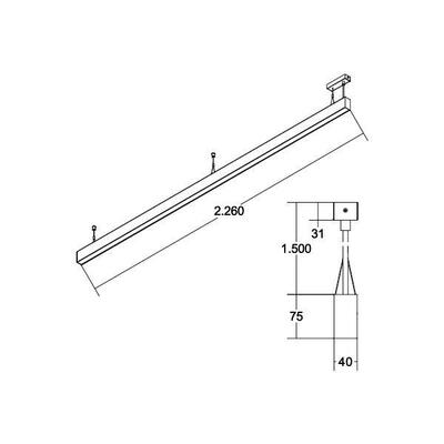Brumberg Leuchten LED-Pendel-Profilleuchte TW, i/d 77334088