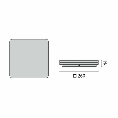 Performance in Light LED-Wand-u. Deckenleuchte 3000K/4000K 3105558