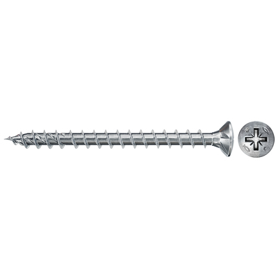 Fischer Deutschl. Spanplattenschr.Pwr-Fast 2 4,0x35 LZ blvz VG PZ 670250