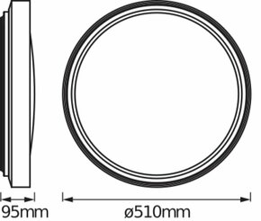 Ledvance LED-Deckenleuchte m.Sensor 510mm ORBIS #4058075472853