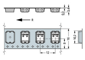 WAGO GmbH & Co. KG SMD-Leiterplattenklemme 0,5 mm² 2059-302/998-403