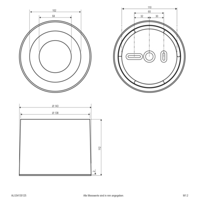 EVN Lichttechnik LED-Anbauleuchte ALG54130125
