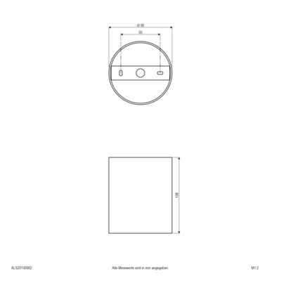 EVN Lichttechnik LED-Anbauleuchte ALS20100902