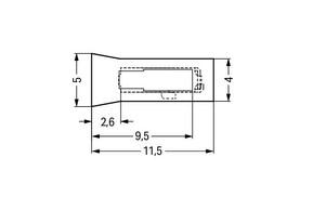 WAGO GmbH & Co. KG SMD-Leiterplattenklemme 0,75 mm²,si 2065-100/998-403