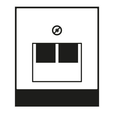 Jung Abdeckung schwarz für IAE/UAE-Dose A 569-2 BFPLUA SW