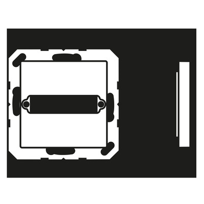 Jung Abdeckung mokka für Trapezsteckverb. A 594-125 MO