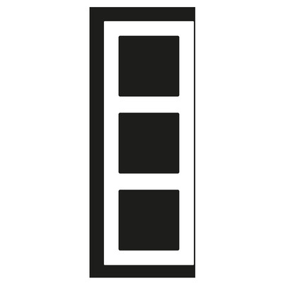 Jung Rahmen 3-fach ch mokka waage-/senkrecht AC 583 MO