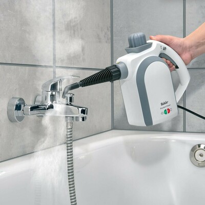 Fakir SDA Dampfreiniger Dampfdruck 3 bar Pocket Clean weiß