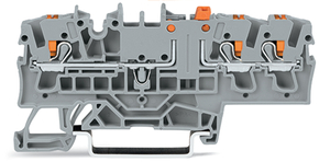 WAGO GmbH & Co. KG 3Leiter-Trenn-u.Messklemme Prüfmöglichkeit,grau 2202-1771