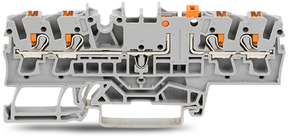 WAGO GmbH & Co. KG 4-Leiter-Trenn-u.Messklem. Prüfmöglichkeit,grau 2202-1871