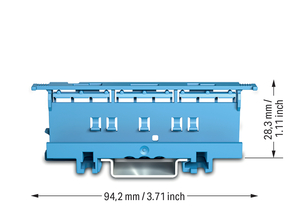 WAGO GmbH & Co. KG Befestigungsadapter blau 221-510/000-006