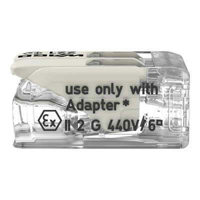 WAGO GmbH & Co. KG COMPACT-Verbindungsklemme Ex e,transparent 221-682