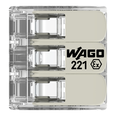 WAGO GmbH & Co. KG COMPACT-Verbindungsklemme Ex e,transparent 221-683