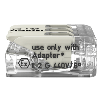 WAGO GmbH & Co. KG COMPACT-Verbindungsklemme Ex e,transparent 221-683
