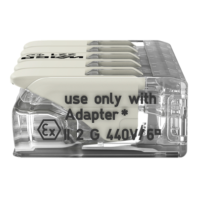 WAGO GmbH & Co. KG COMPACT-Verbindungsklemme Ex e,transparent 221-685