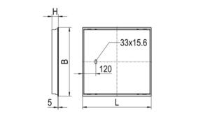 Ridi-Leuchten LED-Einbauleuchte M625 840 BRITT-EQ 06 #0828020