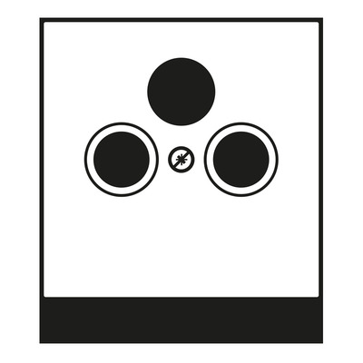 Jung Abdeckung Mess/antik f. SAT-TV-Steckdose ME 2990 SAT AT