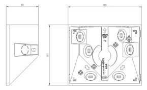 Busch-Jaeger Decken-/Eckadapter f.Bu.-Wä. 6868-204