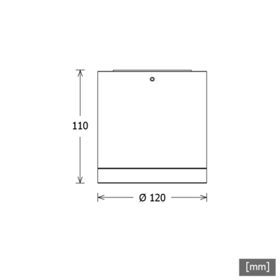 LTS Licht&Leuchten LED-Anbaudownlight 840 BTNM 202.40.55 sw