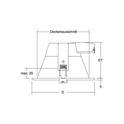 Brumberg Leuchten LED-Einbaudownlight 12540073