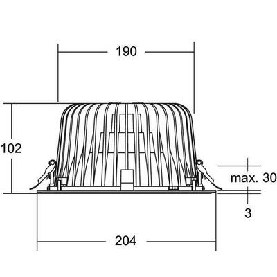 Brumberg Leuchten LED-Einbaudownlight 12552173