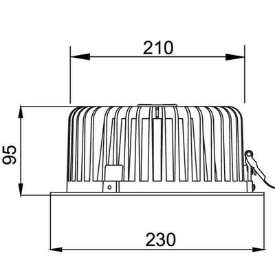Brumberg Leuchten LED-Einbaudownlight 12553174