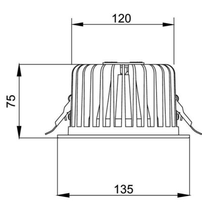 Brumberg Leuchten LED-Einbaudownlight 12560173