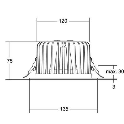 Brumberg Leuchten LED-Einbaudownlight 12560183