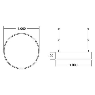 Brumberg Leuchten LED-Pendel-Flächenleuchte direkt 4000K 13602174