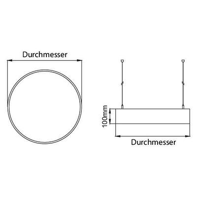 Brumberg Leuchten LED-Pendel-Flächenleuchte direkt 3000K 13603163