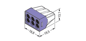 WAGO GmbH & Co. KG Verbindungsdosenklemme 2,5mm² 773-106