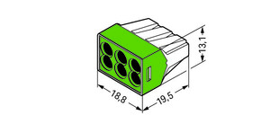 WAGO GmbH & Co. KG Verbindungsdosenklemme 2,5mm² 773-116