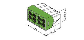 WAGO GmbH & Co. KG Verbindungsdosenklemme 2,5mm² 773-118