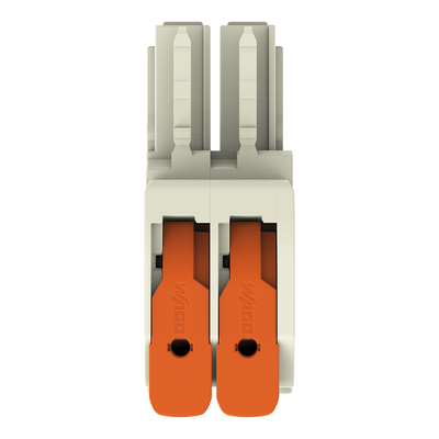 WAGO GmbH & Co. KG 1-Leiter-Federleiste Hebel Push-inCAGECLAMP,lgr 831-1102