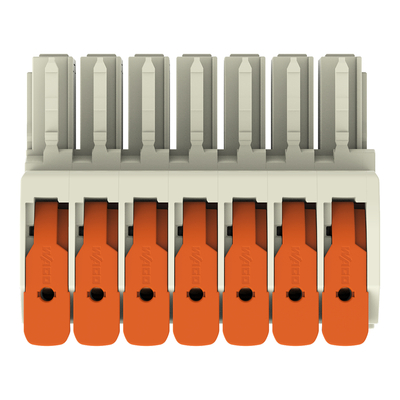 WAGO GmbH & Co. KG 1-Leiter-Federleiste Hebel Push-inCAGECLAMP,lgr 831-1107