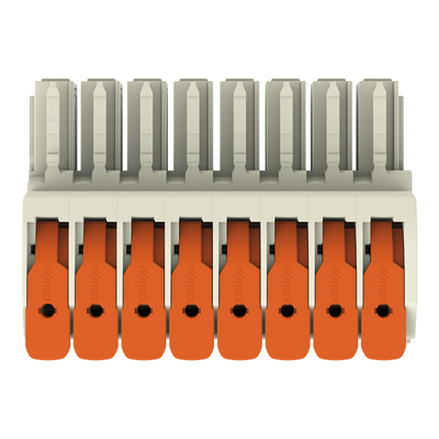 WAGO GmbH & Co. KG 1-Leiter-Federleiste Hebel Push-inCAGECLAMP,lgr 831-1108