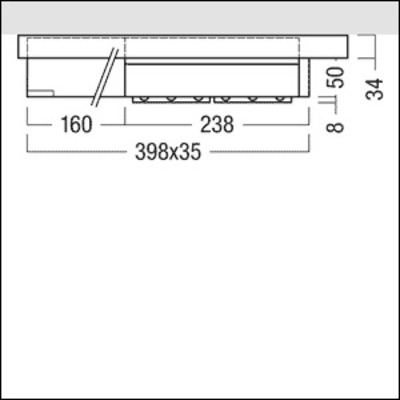 Zumtobel Group LED-Wandfluter 3000K SUI TG6 #60211068