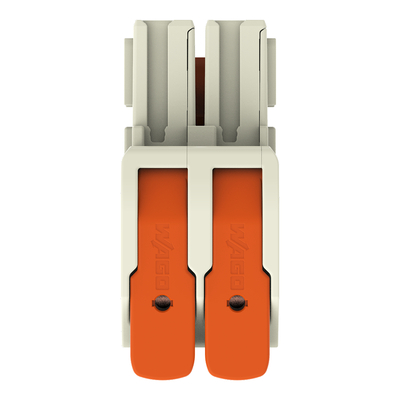 WAGO GmbH & Co. KG 1-Leiter-Federleiste Hebel Push-inCAGECLAMP,lgr 832-1102/322-000