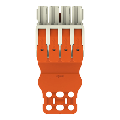 WAGO GmbH & Co. KG 1-Leiter-Federleiste Hebel Push-inCAGECLAMP,lgr 832-1104/344-000