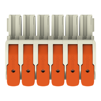 WAGO GmbH & Co. KG 1-Leiter-Federleiste Hebel Push-inCAGECLAMP,lgr 832-1106