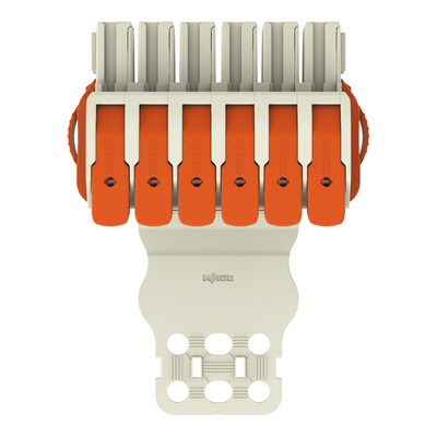 WAGO GmbH & Co. KG 1-Leiter-Federleiste Hebel Push-inCAGECLAMP,lgr 832-1106/314-000