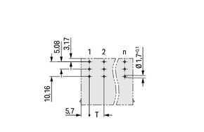 WAGO GmbH & Co. KG THT-Stiftleiste Lötstift 1,2x1,2,abgew.,lgr 832-3623